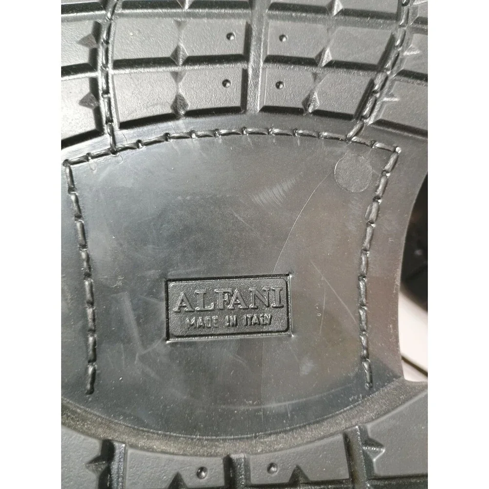 Alfani Made in Italy Men Size 12 M Brown Leather Man Made Sole